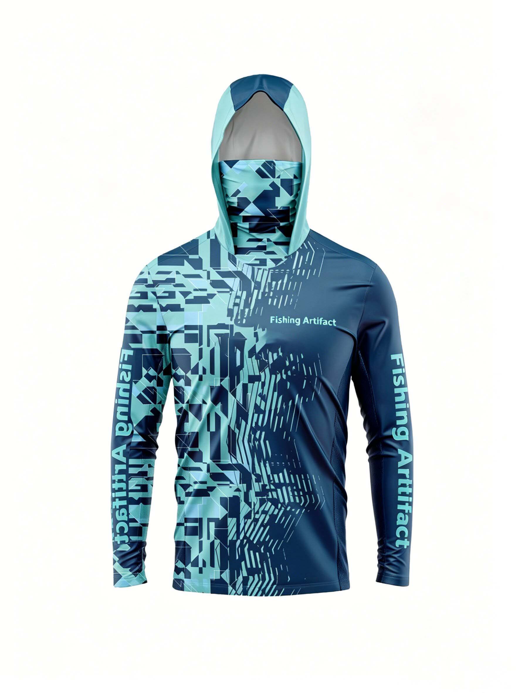 Fishing Mask Sun Protection - Jaket Hoodie Pria untuk Memancing di