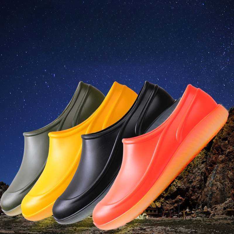 Sepatu Loafer Anti Air PVC Des - Fishing Boots ulasan dan harga